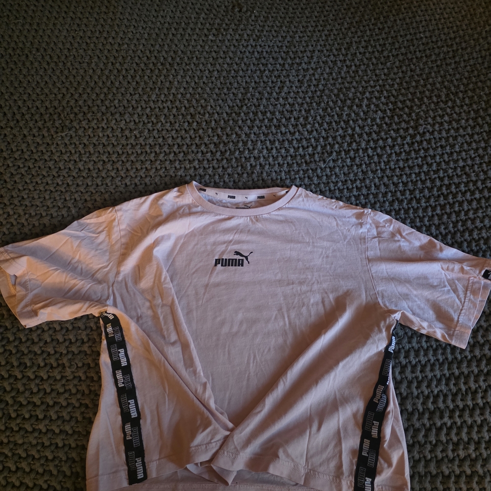 Puma Men's Light Pink Short Sleeve Tee